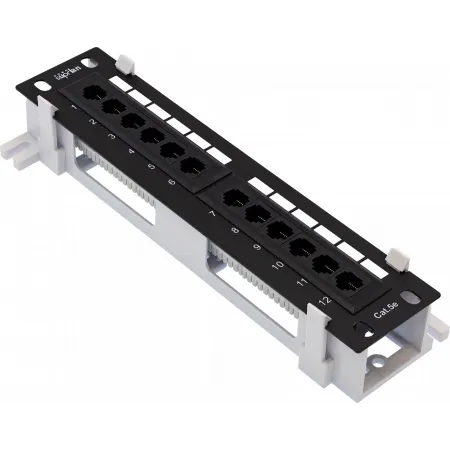 Патч-панель Suprlan 10-0407 19" 1U 12xRJ45 кат.5E UTP
