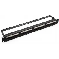Патч-панель Suprlan 10-0427 19" 1U 24xRJ45 кат.5E UTP