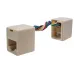 Адаптер Suprlan 10-0337 проходн.RJ45 кат.5E UTP бежевый
