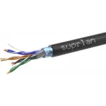 Кабель информационный Suprlan Standard 01-1028-1 кат.5E FTP 4 парыX24AWG PE внешний 305м черный