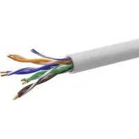 Кабель информационный NetOn 01-0302 кат.5E U/UTP 4 пары 24AWG PVC внутренний 305м серый