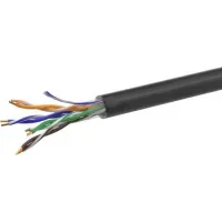 Кабель информационный NetOn 01-0301 кат.5E U/UTP 4 пары 24AWG PE внешний 305м черный