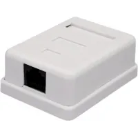 Розетка Suprlan 10-0355 информ.RJ45 кат.6 U/UTP не экранированный черн.