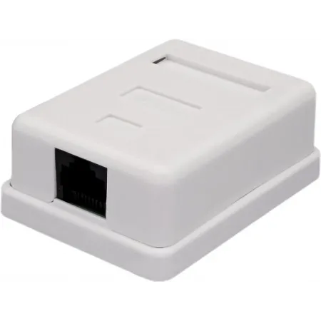 Розетка Suprlan 10-0355 информ.RJ45 кат.6 U/UTP не экранированный черн.