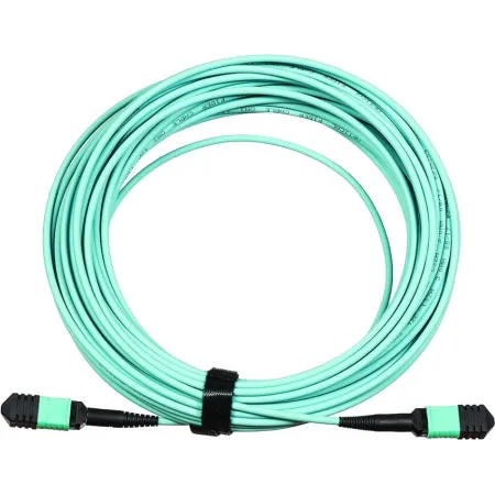 Каб.сборка Lanmaster LAN-12M-12M/OM3B-15 12x50/125 OM3 MPO-MPO полярность B 15м LSZH аквамарин