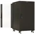 Шкаф коммутационный Hyperline TTBR-1866-AS-RAL9004 напольный 18U 600x600мм пер.дв.стекл задн.дв.спл.стал.лист 800кг черный 510мм 64.1кг 988мм IP20 сталь