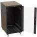 Шкаф коммутационный Hyperline TTBR-1866-AS-RAL9004 напольный 18U 600x600мм пер.дв.стекл задн.дв.спл.стал.лист 800кг черный 510мм 64.1кг 988мм IP20 сталь