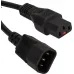 Шнур питания Lanmaster LAN-PP13L/14-1.5-BK C13-С14 проводник.:3x0.75мм2 1.5м 220В 10А (упак.:1шт) черный