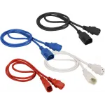 Шнур питания Lanmaster LAN-PP13/14-2.0-BL C13-С14 проводник.:3x0.75мм2 2м 250В 10А синий