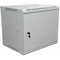 Шкаф коммутационный Rexant Pro (04-2210) настенный 6U 600x450мм пер.дв.металл без задн.дв. 90кг серый 365мм 16кг 220град. 370мм IP20 сталь