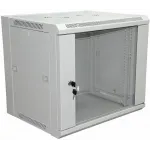 Шкаф коммутационный Rexant Pro (04-2202) настенный 12U 600x450мм пер.дв.стекл без задн.дв. 90кг серый 24кг 220град. 635мм IP20 сталь
