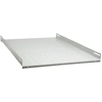 Полка стационарная Rexant 04-2624 1U нагр.:100кг. 19" 550мм серый Полка стационарная Rexant 04-2624 1U нагр.:100кг. 19" 550мм серый