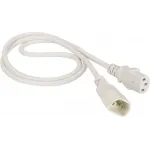 Шнур питания Lanmaster LAN-PP13/14-1.8-WH C14-C13 проводник.:3x0.75мм2 1.8м 250В 10А белый