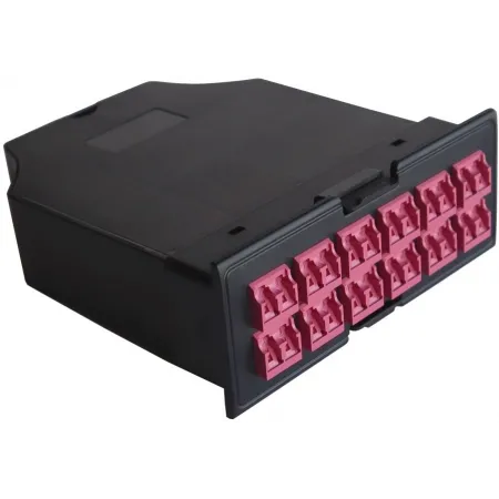 Кассета Lanmaster LAN-FRM-IN-2MB-24LC/OM4 96 LC дуплекс 50/125 OM4 полярность B