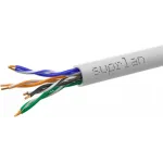 Кабель сетевой информационный Suprlan 01-0332-1 кат.5E U/UTP 4 пары 24AWG PVC внутренний 100м серый