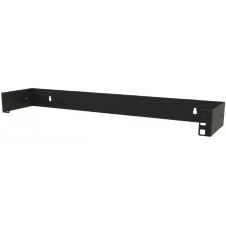 Кронштейн телекоммуникационный Hyperline BW19-1U-110F-RAL9005 настен. 1U 19" 110мм нагр.:15кг черный