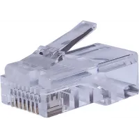 Коннектор Suprlan (10-0209-1) UTP кат.5E RJ45 прозрачный (упак.:10шт)