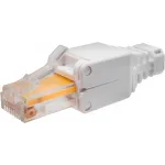 Коннектор Suprlan (10-0218-1) UTP кат.5E RJ45 с защитным колпачком серый (упак.:1шт)