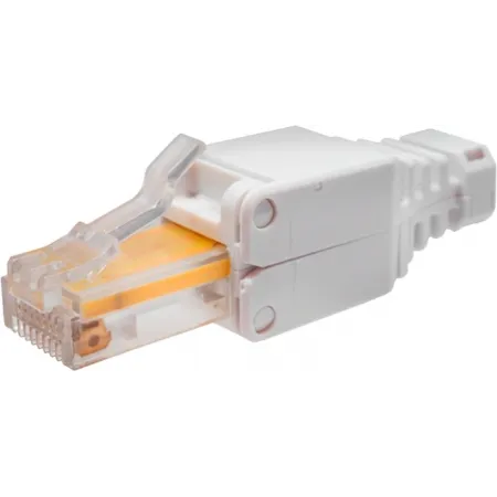 Коннектор Suprlan (10-0218-1) UTP кат.5E RJ45 с защитным колпачком серый (упак.:1шт)