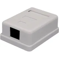 Розетка Suprlan 10-0355-1 наклад.RJ45 1 кат.6 UTP бел.