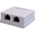 Розетка Suprlan 10-0353-1 наклад.RJ45 2 кат.6 FTP бел.