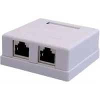 Розетка Suprlan 10-0353-1 наклад.RJ45 2 кат.6 FTP бел.