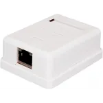 Розетка Suprlan 10-0354-1 наклад.RJ45 1 кат.5E FTP бел.