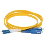 Патч-корд ITK FPC09-LCU-SCU-C2L-1M 2x9/125 OS2 LC дуплекс-SC дуплекс 1м LSZH желтый