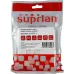 Панель Suprlan 10-0334-1 лицевая со шторкой 80x80 2xKeystone ABS пластик белый