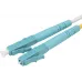 Патч-корд Hyperline FC-D2-503-LC/PR-SC/PR-H-3M-LSZH-AQ FC-D2-503-LC/PR-SC/PR-H-3M 2x50/125 OM3 LC дуплекс-SC дуплекс 3м LSZH аквамарин