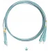 Патч-корд Hyperline FC-D2-503-LC/PR-SC/PR-H-3M-LSZH-AQ FC-D2-503-LC/PR-SC/PR-H-3M 2x50/125 OM3 LC дуплекс-SC дуплекс 3м LSZH аквамарин