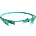 Патч-корд Hyperline FC-D2-503-LC/PR-SC/PR-H-1M-LSZH-AQ FC-D2-503-LC/PR-SC/PR-H-1M 2x50/125 OM3 LC дуплекс-SC дуплекс 1м LSZH аквамарин