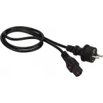 Шнур питания Lanmaster LAN-PP13L/SH-3.0-BK C13-Schuko проводник.:3x0.75мм2 3м 220В 10А черный