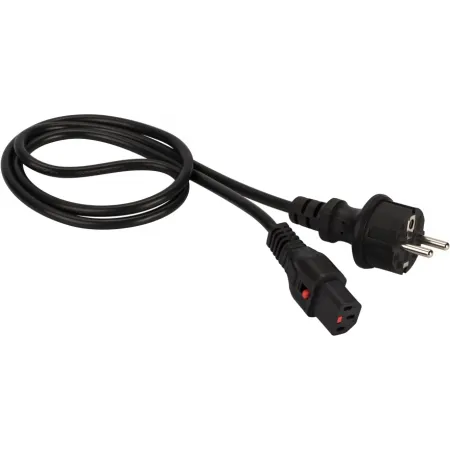 Шнур питания Lanmaster LAN-PP13L/SH-3.0-BK C13-Schuko проводник.:3x0.75мм2 3м 220В 10А черный