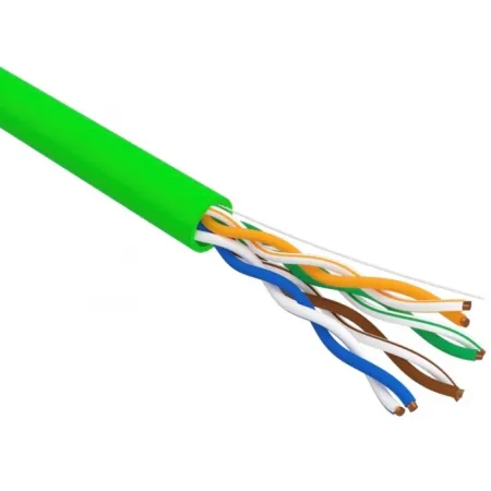 Кабель информационный Rexant 01-0061-R кат.5E U/UTP 4 пары 24AWG нг(А)-LSLTx внутренний 305м зеленый