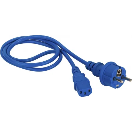 Шнур питания Lanmaster LAN-PP13/SH-1.0-BL C13-Schuko проводник.:3x0.75мм2 1м 220В 10А синий