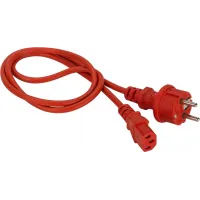 Шнур питания Lanmaster LAN-PP13/SH-5.0-RD C13-Schuko проводник.:3x0.75мм2 5м 220В 10А красный
