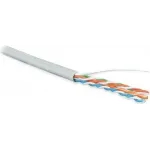 Кабель информационный Hyperline UUTP4R-C5E-S24-IN-LSZH-GY-305 кат.5E UTP 4 пары 24AWG LSZH внутренний 305м серый