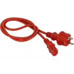 Шнур питания Lanmaster LAN-PP13/SH-7.0-RD C13-Schuko проводник.:3x0.75мм2 7м 220В 10А красный