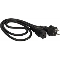 Шнур питания Lanmaster LAN-PP19/SH-0.5-BK C19-Schuko проводник.:3x1.5мм2 0.5м 220В 16А черный Шнур питания Lanmaster LAN-PP19/SH-0.5-BK C19-Schuko проводник.:3x1.5мм2 0.5м 220В 16А черный