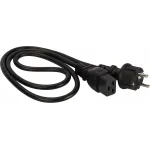 Шнур питания Lanmaster LAN-PP19/SH-1.0-BK C19-Schuko проводник.:3x1.5мм2 1.5м 220В 16А черный