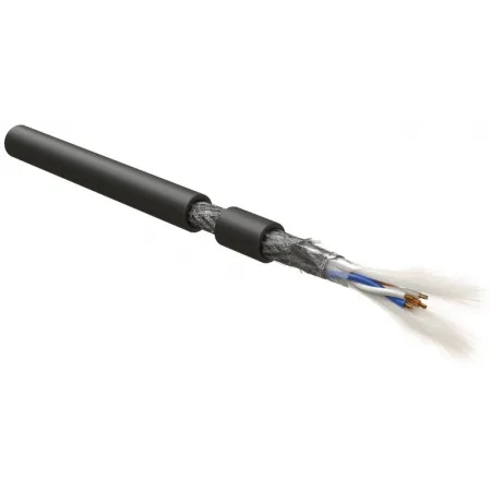 Кабель интерфейсный Hyperline RS-SF-2x2x24/7-PVC-BK-500 RS-485 SF/UTP 2 пары PVC универсальный 500м черный