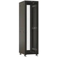 Шкаф серверный Hyperline (TTBR-4762-DD-RAL9004) напольный 47U 600x1200мм пер.дв.перфор. задн.дв.перфор. 4 бок.пан. 1000кг черный 1110мм IP20 сталь Шкаф серверный Hyperline (TTBR-4762-DD-RAL9004) напольный 47U 600x1200мм пер.дв.перфор. задн.дв.перфор. 4 бок.пан. 1000кг черный 1110мм IP20 сталь