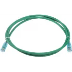 Патч-корд Hyperline PC-LPM-UTP-RJ45-RJ45-C6-1.5M-LSZH-GN PC-LPM-UTP-RJ45-RJ45-C6-1.5M U/UTP RJ-45 вил.-вилка RJ-45 кат.6 1.5м зеленый LSZH