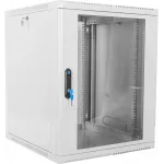Шкаф коммутационный ЦМО (ШРН-12.350) настенный 12U 600x359мм пер.дв.стекл 200кг серый 300мм 14кг 180град. 612мм металл