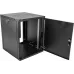 Шкаф коммутационный ЦМО (ШРН-12.500.1-9005) настенный 12U 600x529мм пер.дв.стал.лист 200кг черный 470мм 18кг 180град. 612мм металл