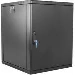 Шкаф коммутационный ЦМО (ШРН-12.650.1-9005) настенный 12U 600x658мм пер.дв.металл 200кг черный 600мм 24кг 180град. 612мм металл
