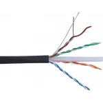 Кабель информационный Lanmaster TWT-6UTP-UNV кат.6 UTP 4 пары 23AWG LSZH универсальный 305м черный