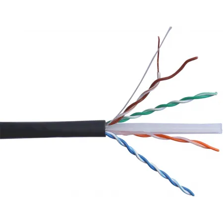 Кабель информационный Lanmaster TWT-6UTP-UNV кат.6 UTP 4 пары 23AWG LSZH универсальный 305м черный