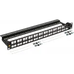 Патч-панель наборная Lanmaster LAN-PPC48OK-UTP 19" 1U 48xRJ45 UTP